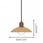 Harper Mid Century Multi Color Macaron Pendant Light