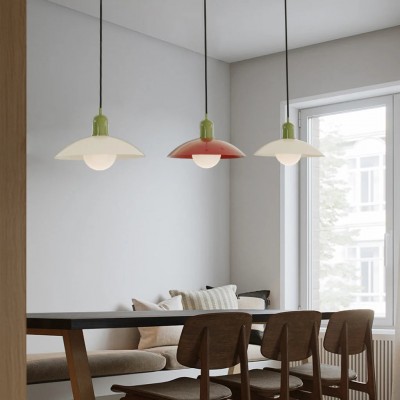 Harper Mid Century Multi Color Macaron Pendant Light Harper Mid Century Multi Color Macaron Pendant Light