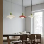 Harper Mid Century Multi Color Macaron Pendant Light