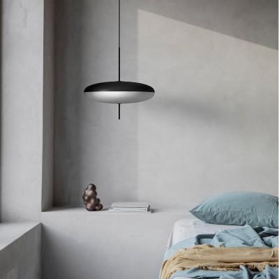 Korbin Acrylic White Flying Saucer Pendant Light