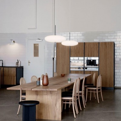 Korbin Acrylic White Flying Saucer Pendant Light