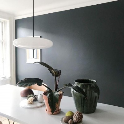 Korbin Acrylic White Flying Saucer Pendant Light