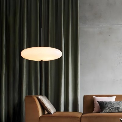 Korbin Acrylic White Flying Saucer Pendant Light