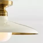 Dulcinea Farmhouse Metal Flush Mount Ceiling Light