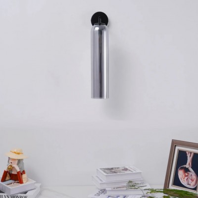 Ignatius Rustic Cylindrical Metal Glass Sconce Ignatius Rustic Cylindrical Metal Glass Sconce