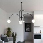 Juniper Modern Metal Glass Suspension Chandelier