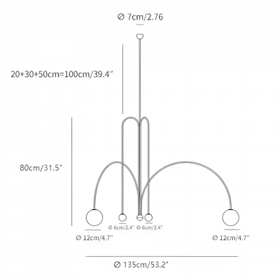 Juniper Modern Metal Glass Suspension Chandelier Juniper Modern Metal Glass Suspension Chandelier