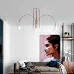 Juniper Modern Metal Glass Suspension Chandelier
