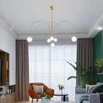 Juniper Modern Metal Glass Suspension Chandelier