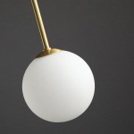 Juniper Modern Metal Glass Suspension Chandelier