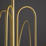 Juniper Modern Metal Glass Suspension Chandelier