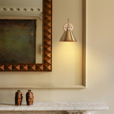 Ferm Minimalist Industrial Tapered Sconce Ferm Minimalist Industrial Tapered Sconce