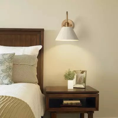 Ferm Minimalist Industrial Tapered Sconce