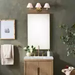 Lennox Luxurious Triple Metal Aged Brass Sconce