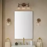 Alain Cooper Ribbed Glass Wall Sconce Alain Cooper Ribbed Glass Wall Sconce