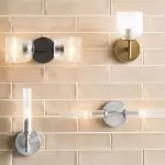 Alain Cooper Ribbed Glass Wall Sconce Alain Cooper Ribbed Glass Wall Sconce