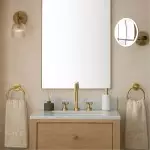 Alain Cooper Ribbed Glass Wall Sconce Alain Cooper Ribbed Glass Wall Sconce