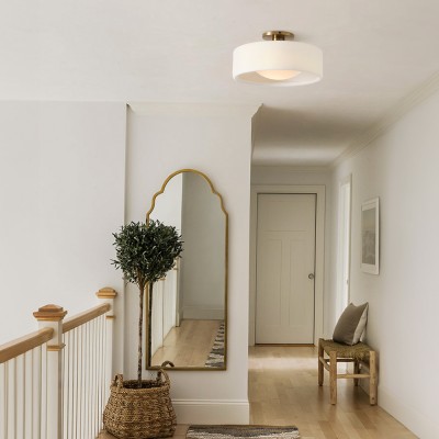 Aura Modern Porcelain Flush Mount Ceiling Light Aura Modern Porcelain Flush Mount Ceiling Light