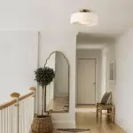 Aura Modern Porcelain Flush Mount Ceiling Light