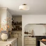 Aura Modern Porcelain Flush Mount Ceiling Light