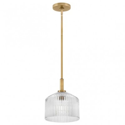 Hesper Farmhouse Ribbed Glass Pendant Light Hesper Farmhouse Ribbed Glass Pendant Light