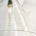 Oren Minimalist Conical Glass Flared Pendant Light