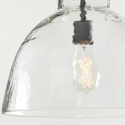 Keen Farmhouse Glass Dome Pendant Light