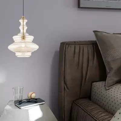 Xylas Modern Colorful Hand Blown Glass Pendant Light Xylas Modern Colorful Hand Blown Glass Pendant Light