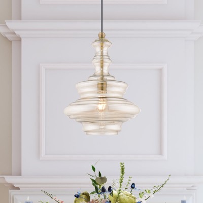 Xylas Modern Colorful Hand Blown Glass Pendant Light Xylas Modern Colorful Hand Blown Glass Pendant Light