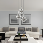 Xylas Modern Colorful Hand Blown Glass Pendant Light