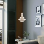 Xylas Modern Colorful Hand Blown Glass Pendant Light
