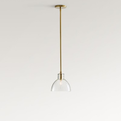 Keen Farmhouse Glass Dome Pendant Light