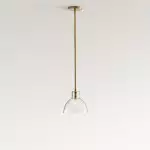 Keen Farmhouse Glass Dome Pendant Light