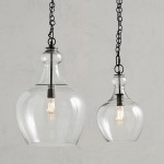 Yates Industrial Clear Glass Pendant Light