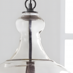 Yates Industrial Clear Glass Pendant Light