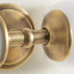 Valor Rustic Metal Double White Glass Wall Sconce