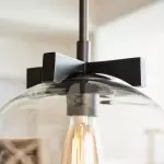 Titus Minimalist Transparent Glass Pendant Light