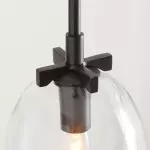 Titus Minimalist Transparent Glass Pendant Light