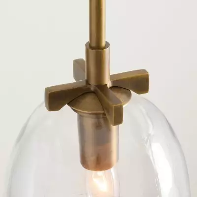 Titus Minimalist Transparent Glass Pendant Light Titus Minimalist Transparent Glass Pendant Light