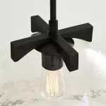 Titus Minimalist Transparent Glass Pendant Light