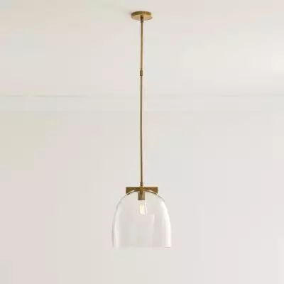 Titus Minimalist Transparent Glass Pendant Light Titus Minimalist Transparent Glass Pendant Light