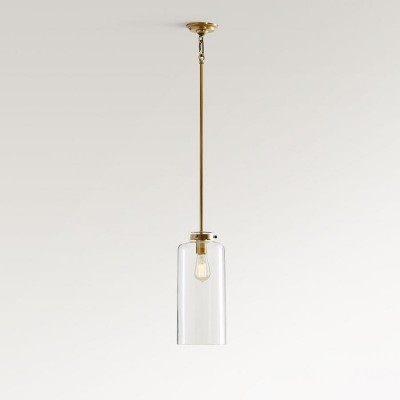 Mica Minimalist Brass Clear Glass Pendant Light Mica Minimalist Brass Clear Glass Pendant Light