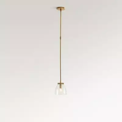 Titus Minimalist Transparent Glass Pendant Light Titus Minimalist Transparent Glass Pendant Light