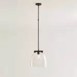 Titus Minimalist Transparent Glass Pendant Light
