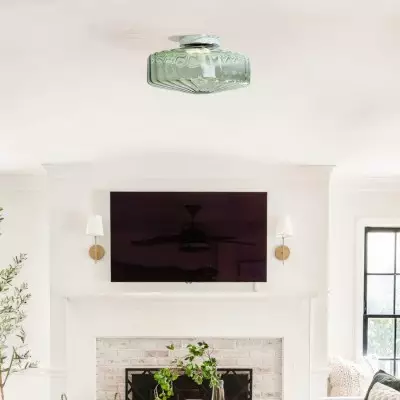 Remy Vintage Water Ripple Ceiling Lamp Remy Vintage Water Ripple Ceiling Lamp