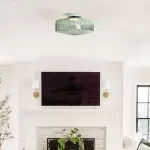 Remy Vintage Water Ripple Ceiling Lamp