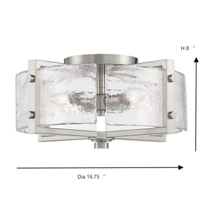 Piper Farmhouse Drum Glass Ceiling Light Piper Farmhouse Drum Glass Ceiling Light