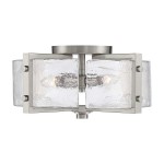 Piper Farmhouse Drum Glass Ceiling Light