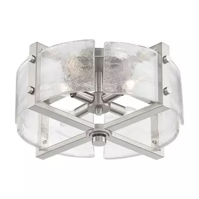 Piper Farmhouse Drum Glass Ceiling Light Piper Farmhouse Drum Glass Ceiling Light