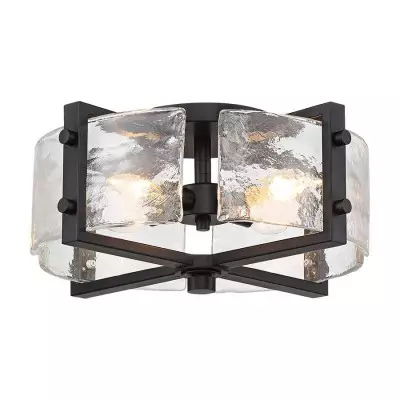 Piper Farmhouse Drum Glass Ceiling Light Piper Farmhouse Drum Glass Ceiling Light